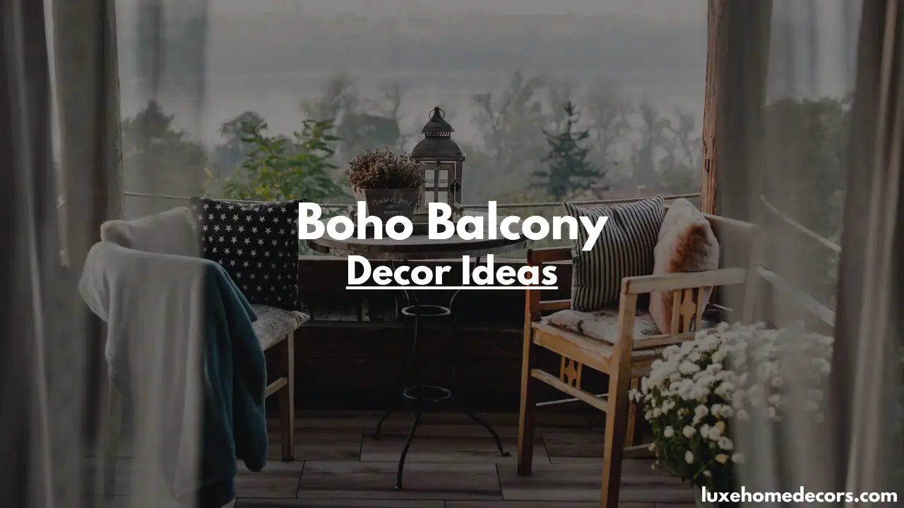 Boho Balcony Decor Ideas
