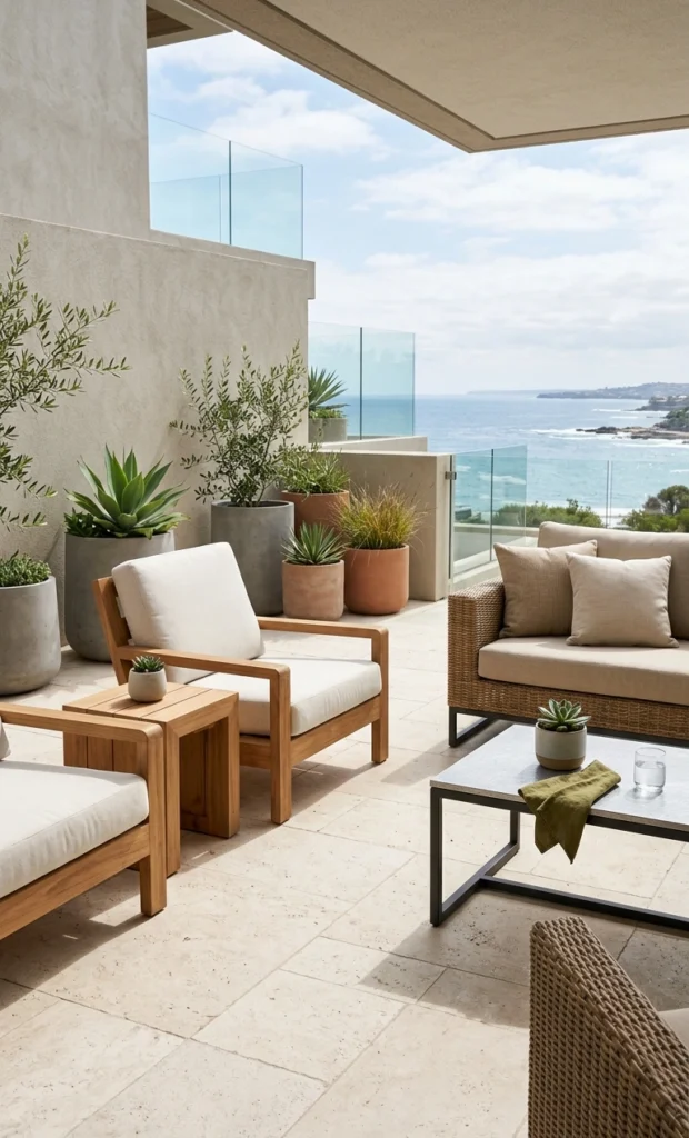 Coastal Balcony Decor Ideas