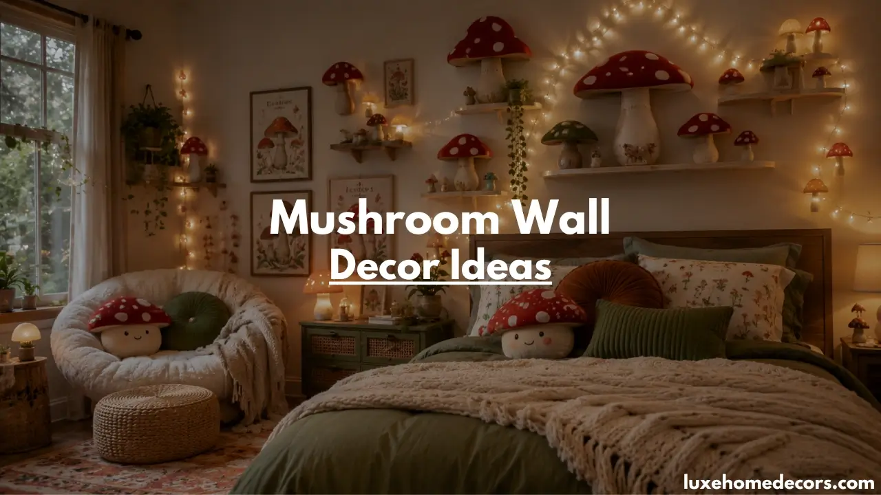 Mushroom Wall Decor Ideas