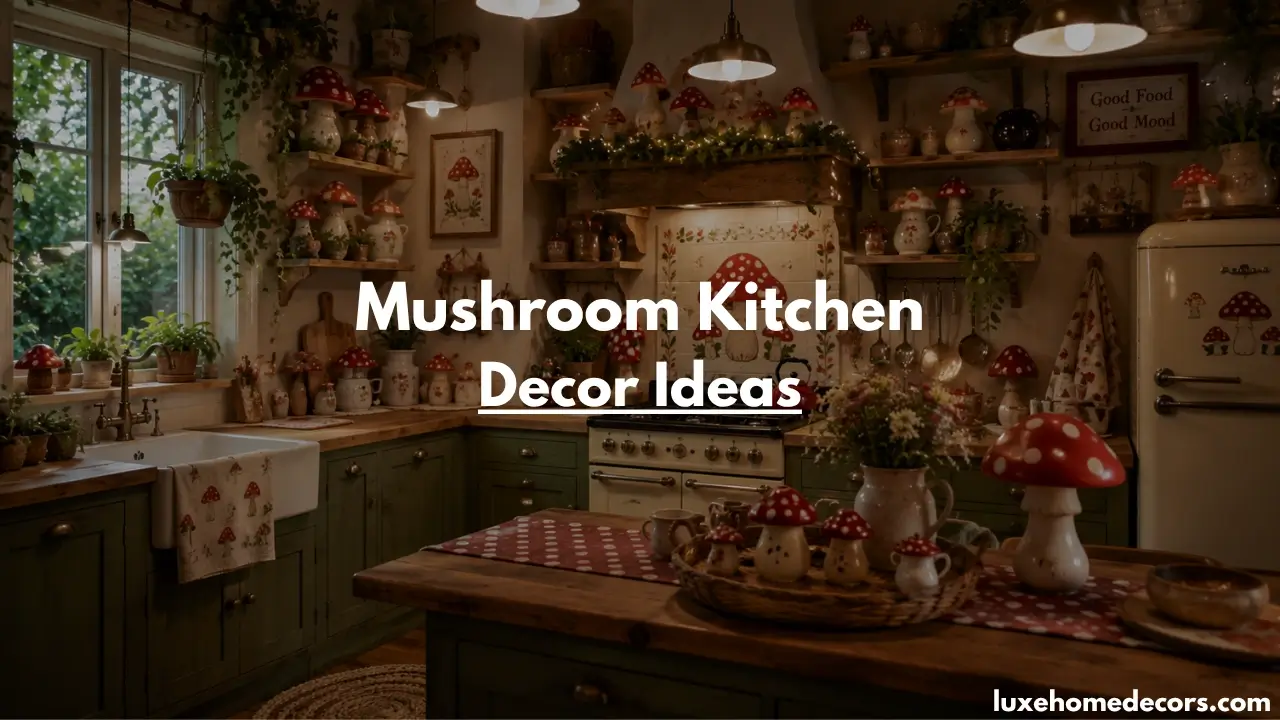 Mushroom Kitchen Decor Ideas