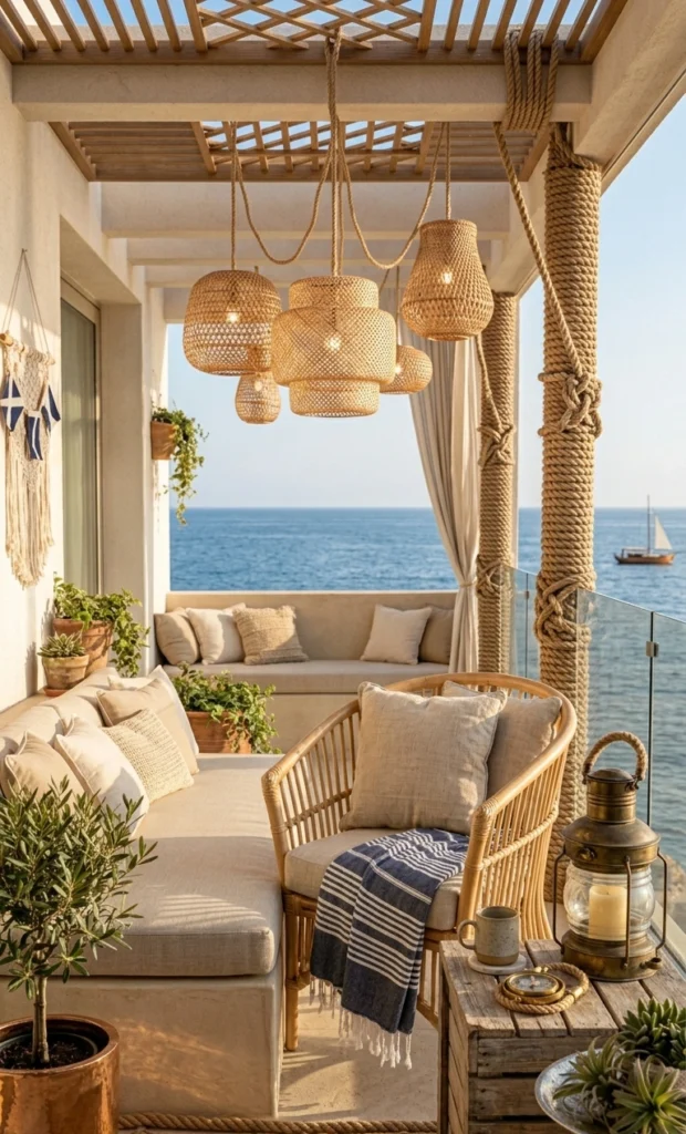 Coastal Balcony Decor Ideas