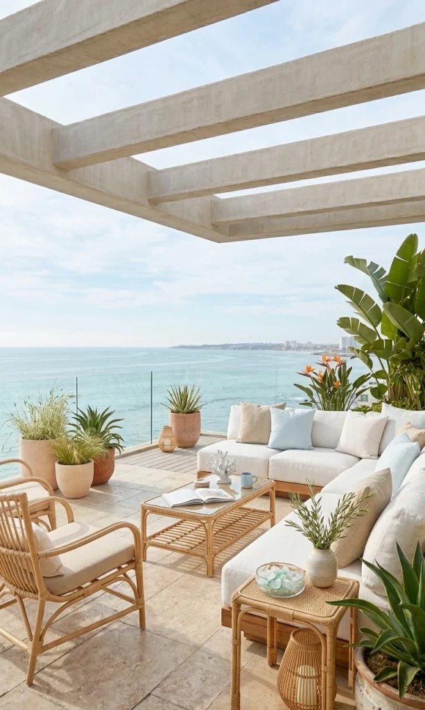 Coastal Balcony Decor Ideas