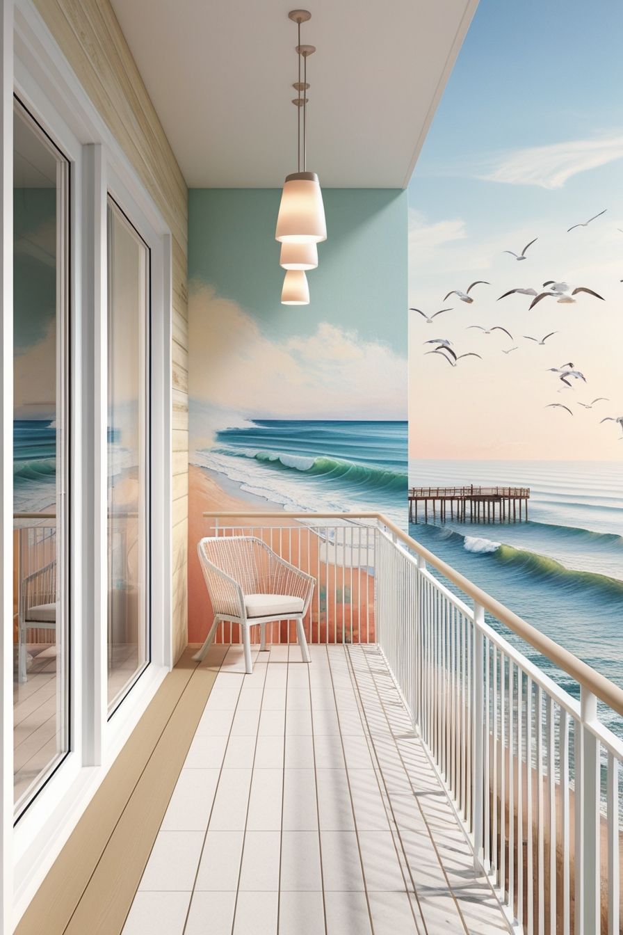 Coastal Balcony Decor Ideas: 20+ You’ll Love - Luxe Home Decors