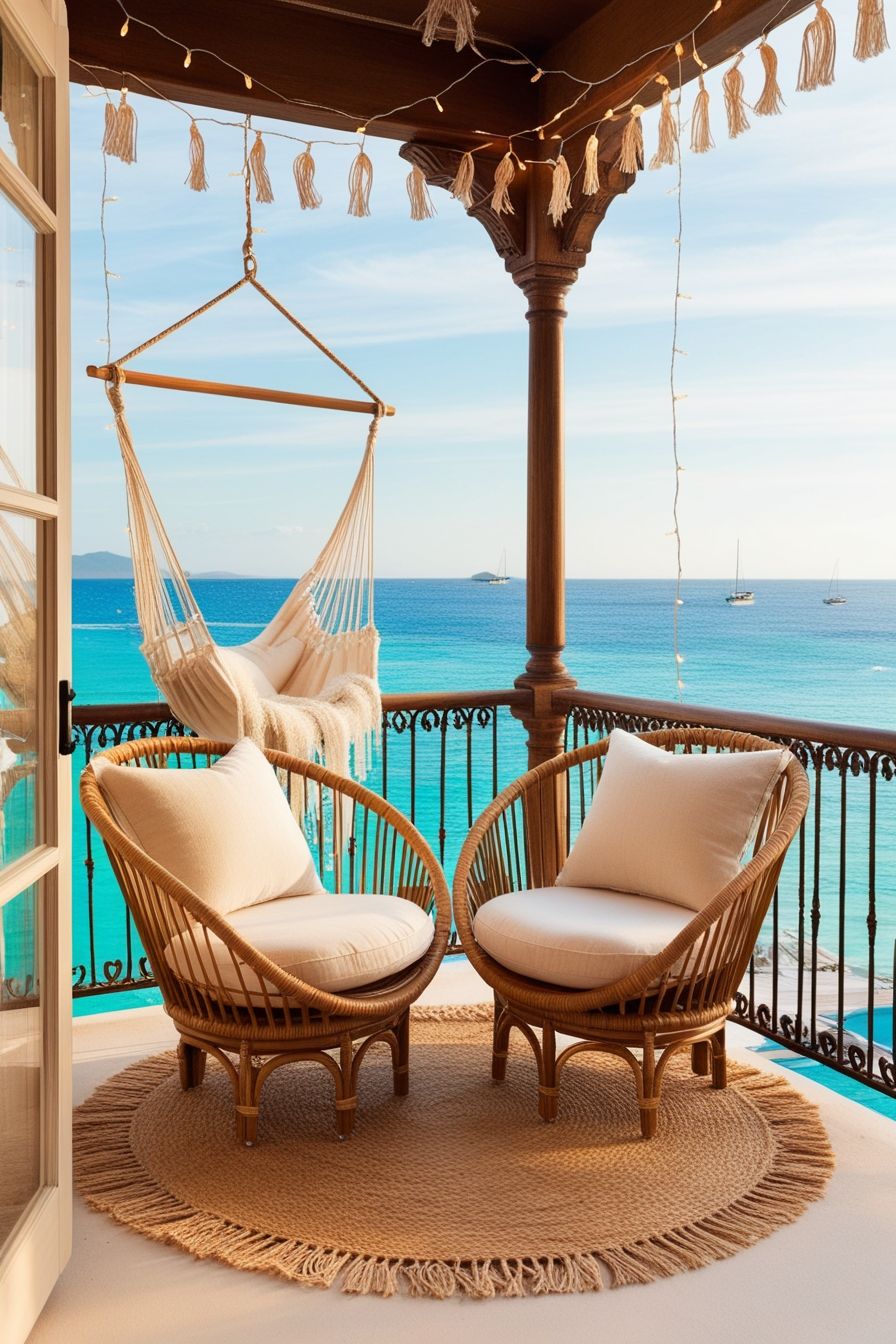 Coastal Balcony Decor Ideas: 20+ You’ll Love - Luxe Home Decors