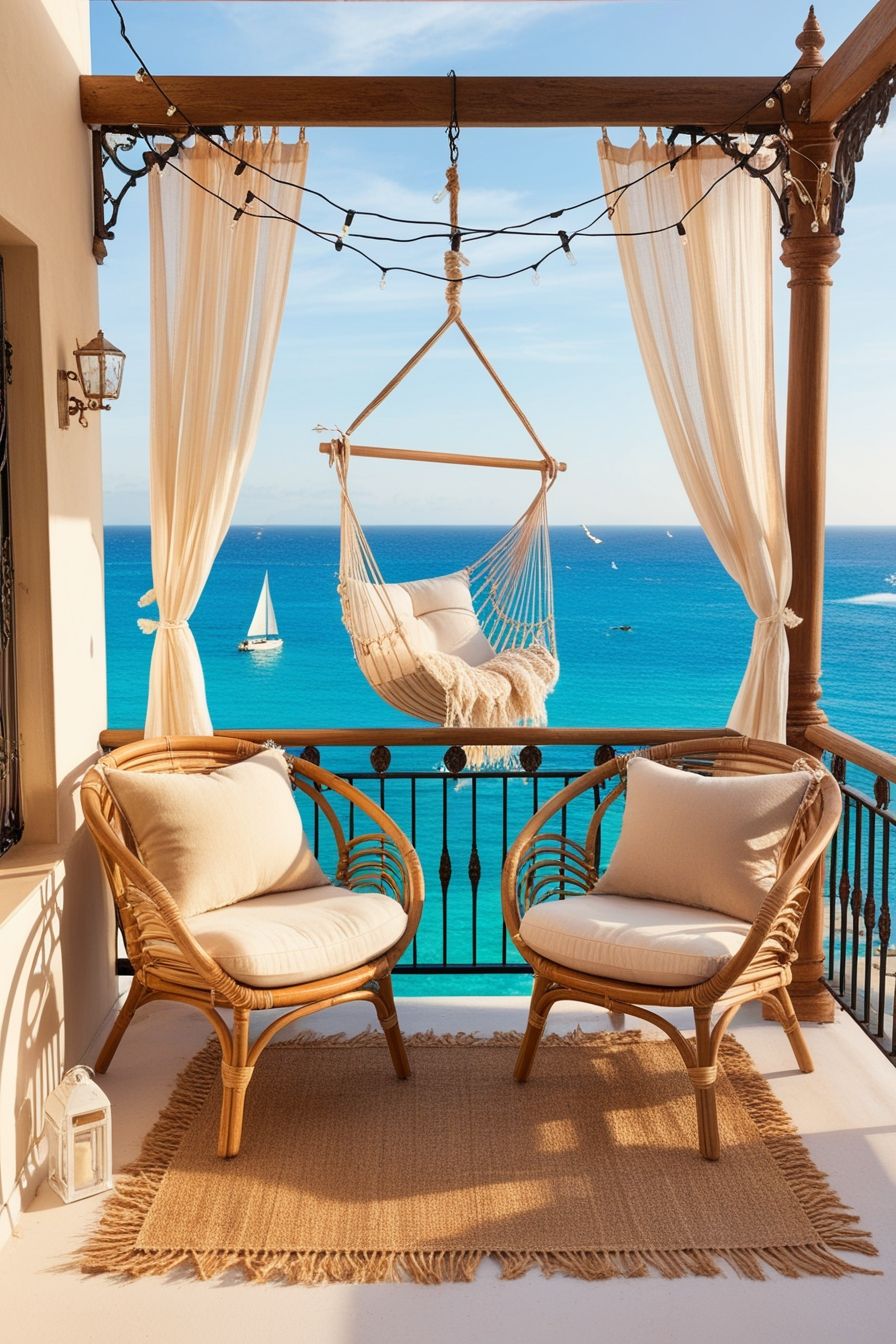 Coastal Balcony Decor Ideas: 20+ You’ll Love - Luxe Home Decors