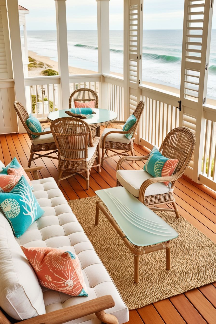 Coastal Balcony Decor Ideas: 20+ You’ll Love - luxehomedecors