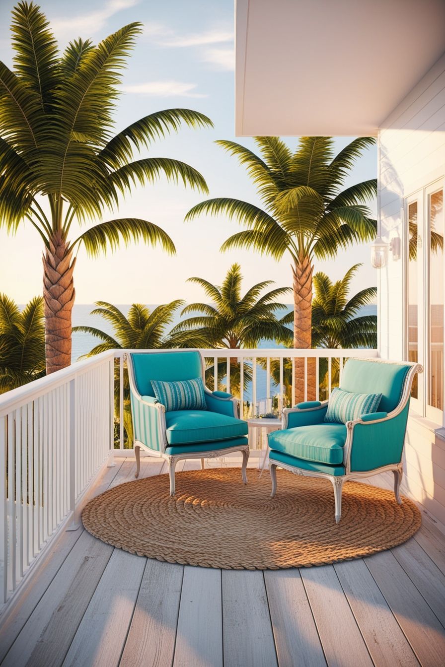 Coastal Balcony Decor Ideas: 20+ You’ll Love - Luxe Home Decors