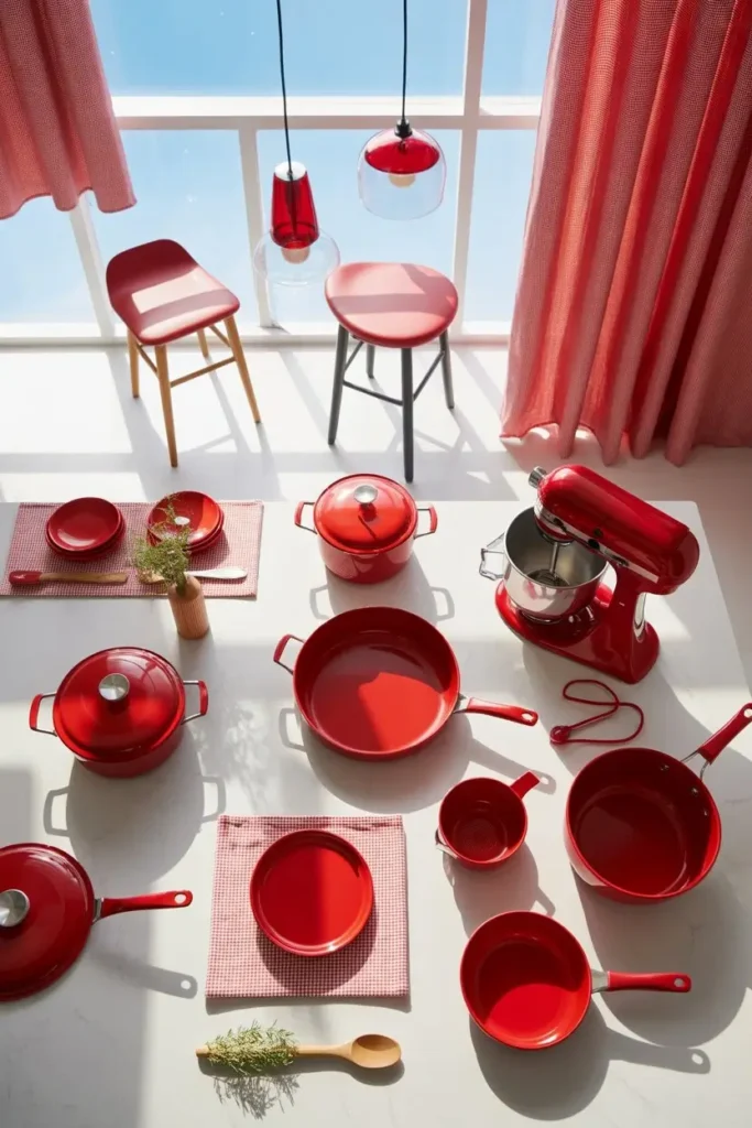Red Kitchen Decor Items