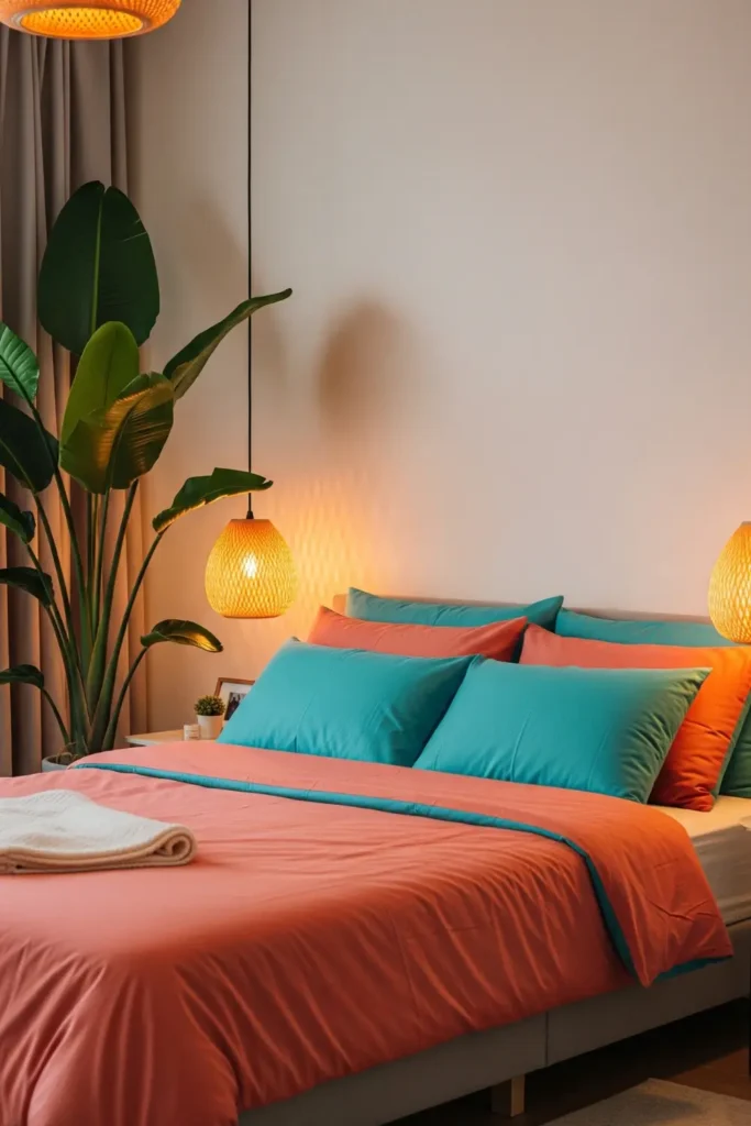 Bold Korean Bedroom Style