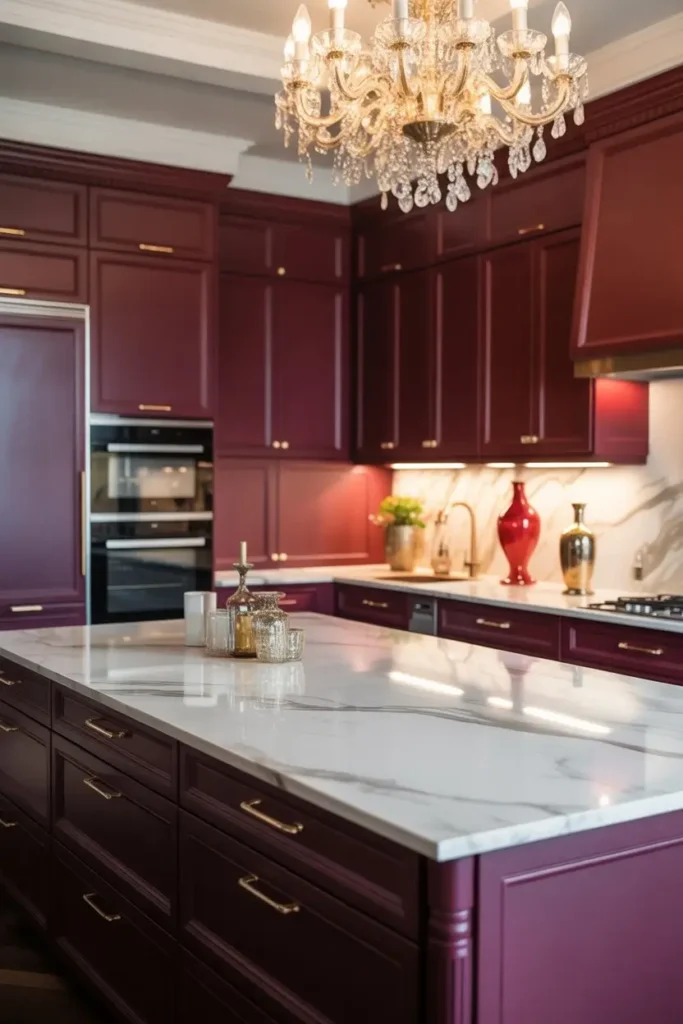 Luxury Red Kitchen Style