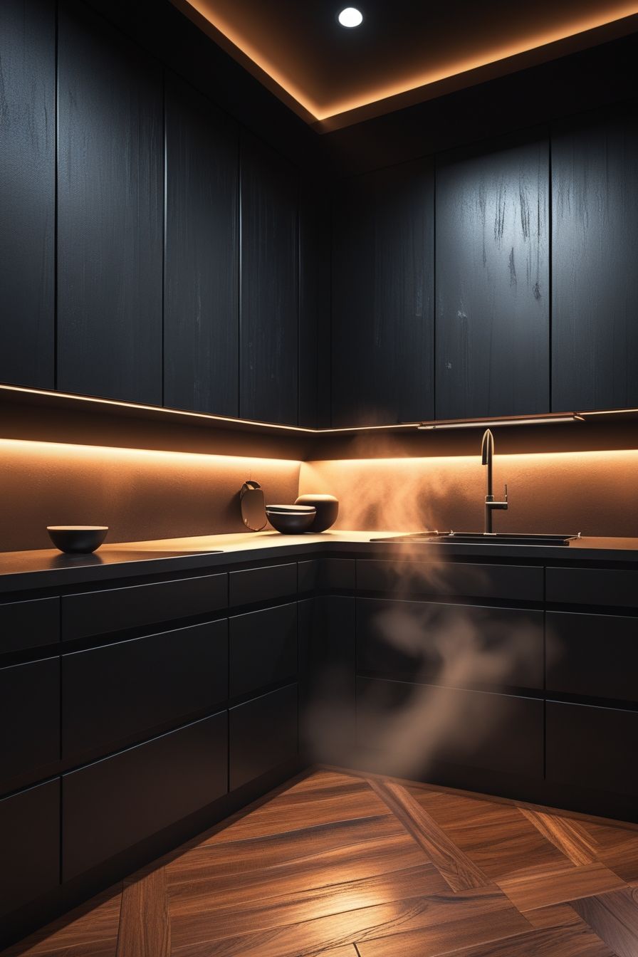20+ Beautiful Black Kitchen Decor Ideas - Luxe Home Decors