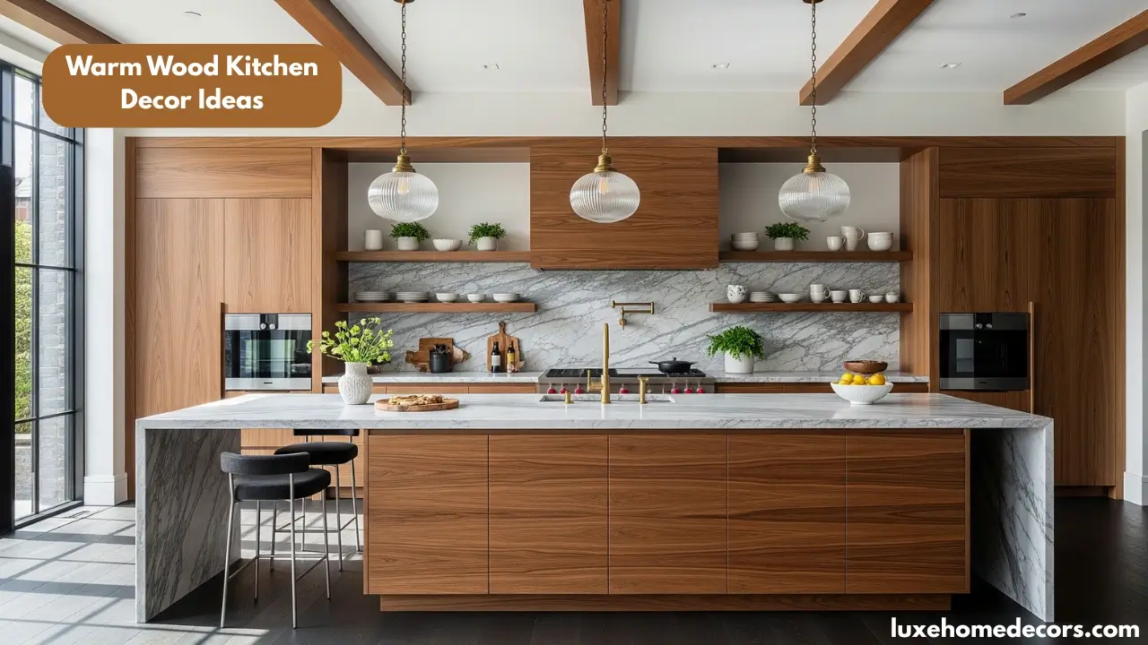 Warm Wood Kitchen Decor Ideas