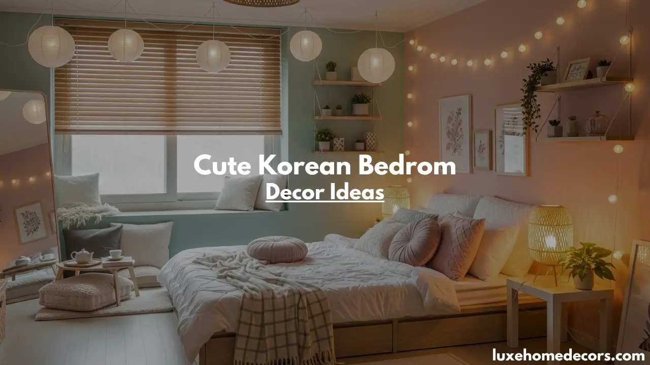 Cute Korean Bedroom Decor Ideas