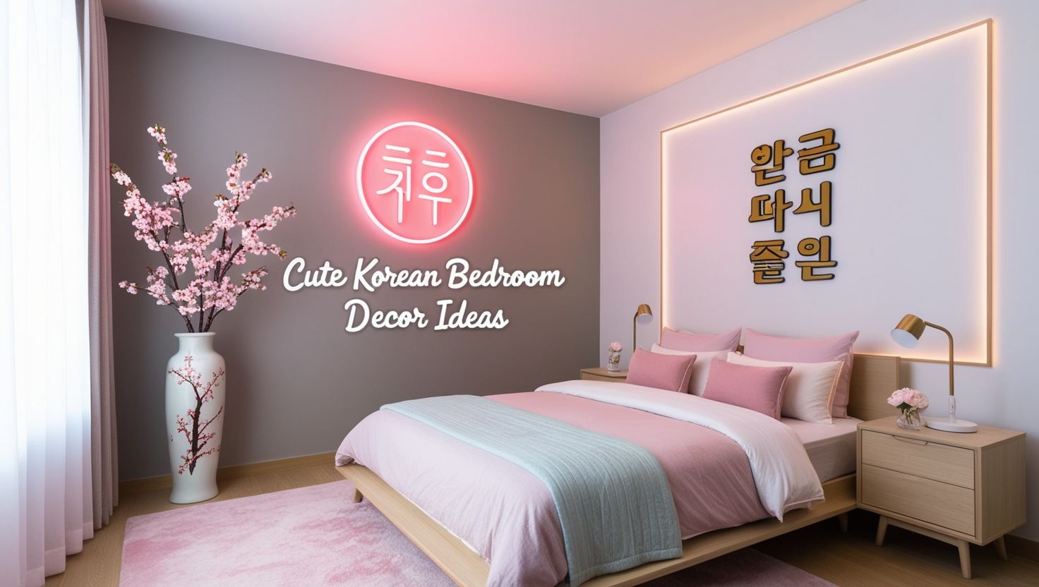 Cute Korean Bedroom Decor Ideas