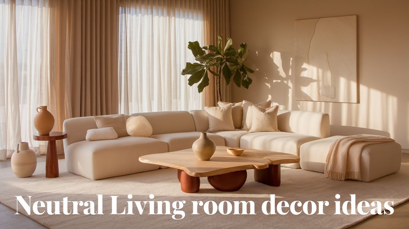 Neutral Living Room Decor Ideas