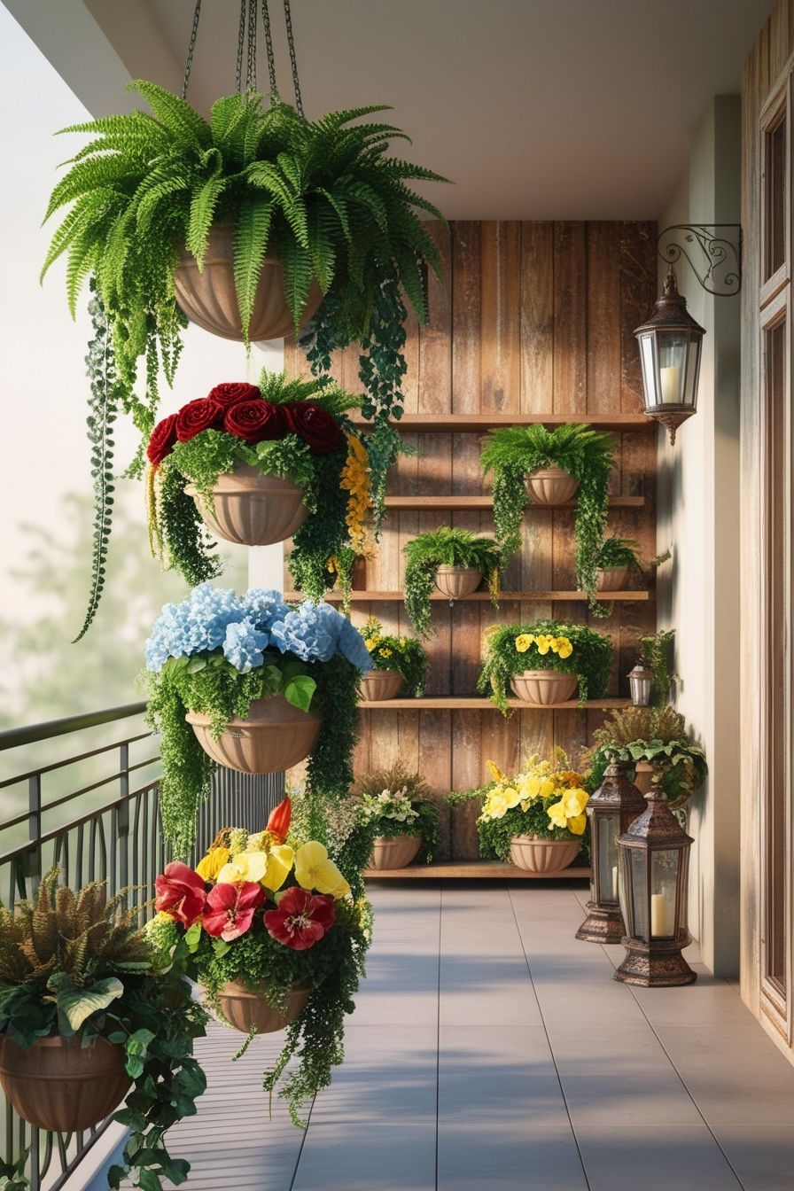 10 Stunning Rustic Balcony Decor Ideas for Small and Large Spaces ...
