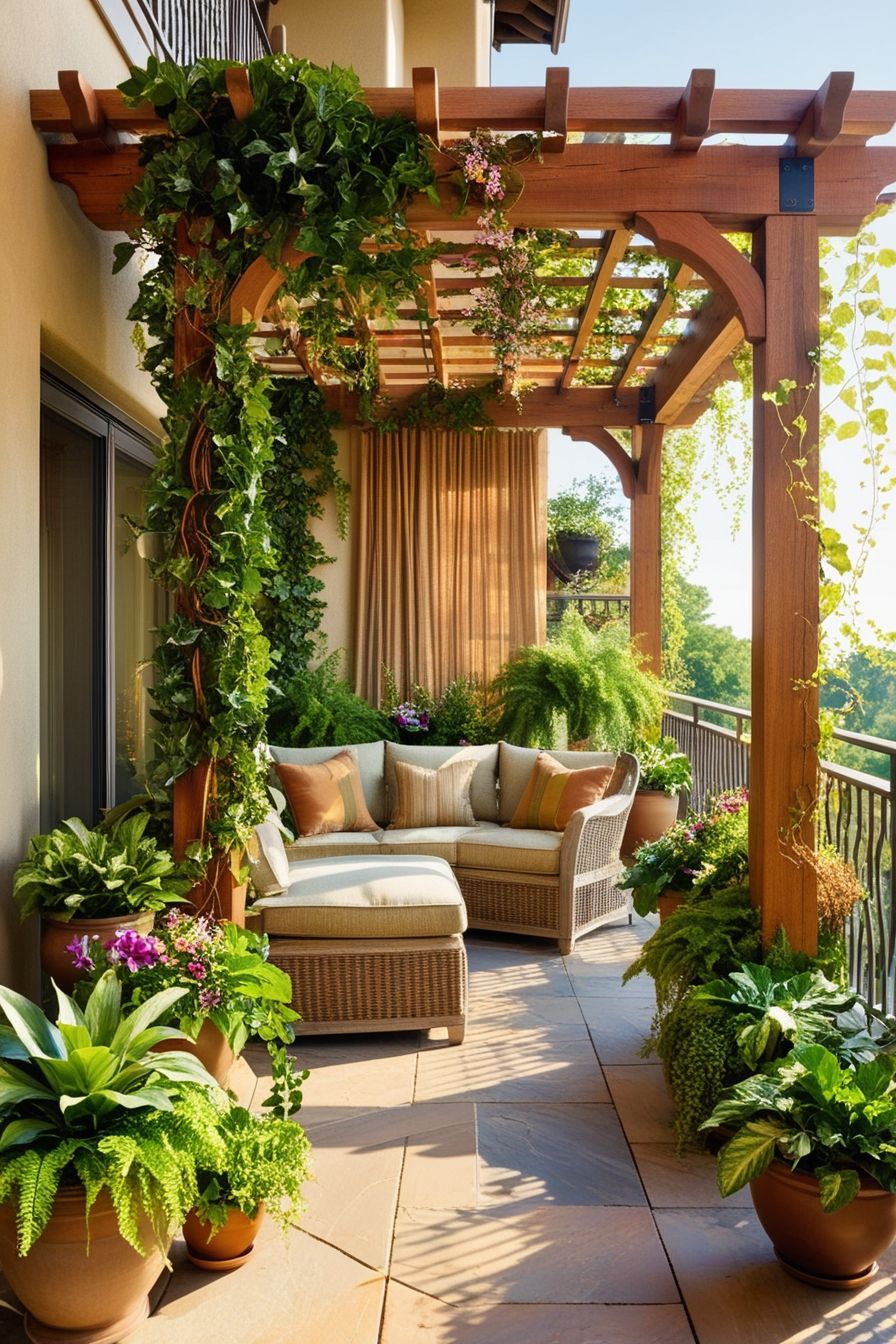10 Stunning Rustic Balcony Decor Ideas for Small and Large Spaces ...