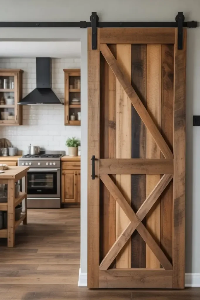 Use Wood for Pantry Doors
