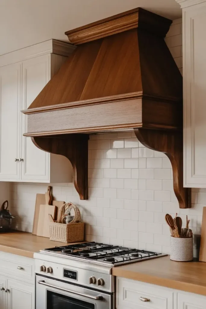 Add Warm Wood Range Hoods