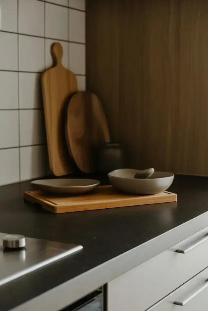 Warm Wood With Stone Floors