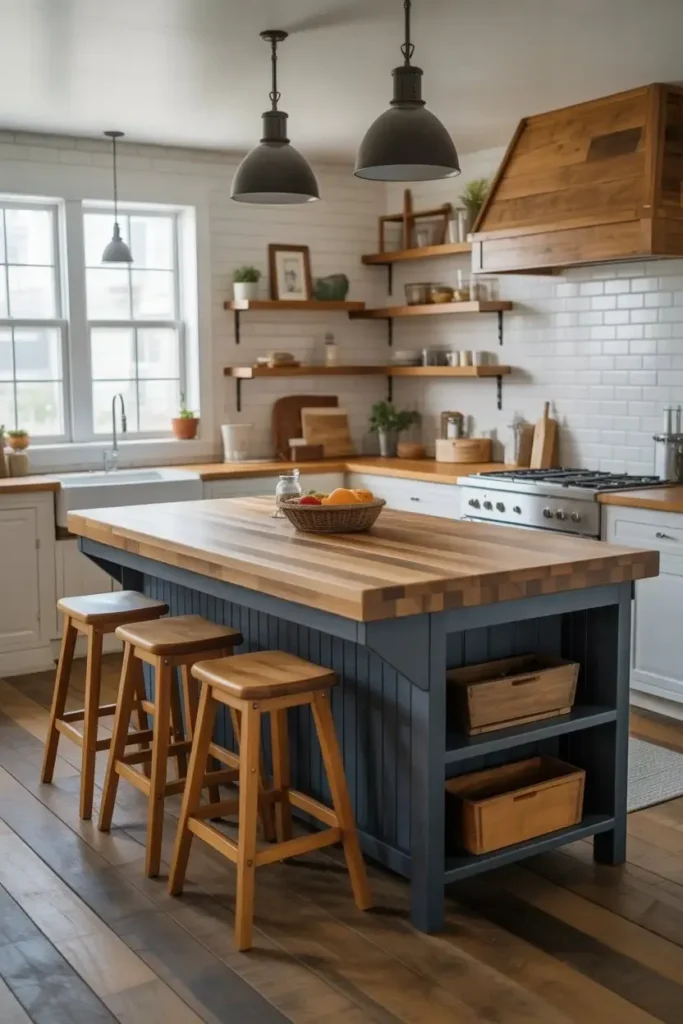 Add Wood Accents to Islands