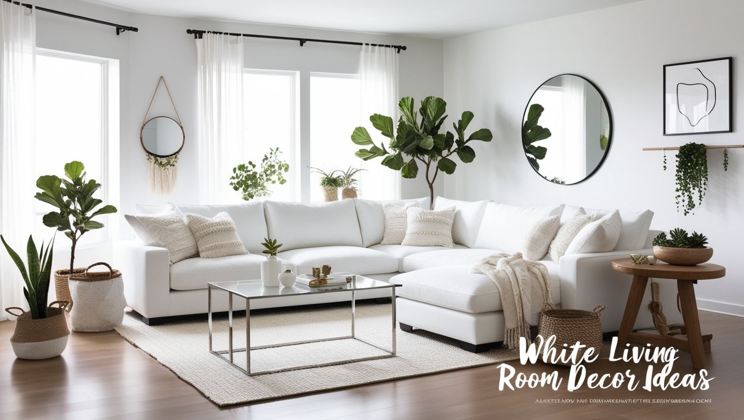 White Living Room Decor Ideas