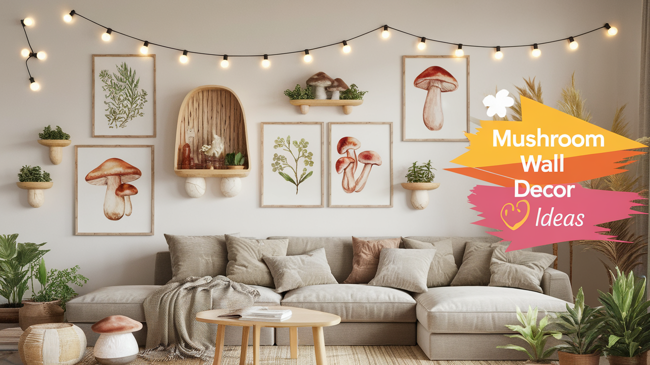Mushroom Wall Decor Ideas