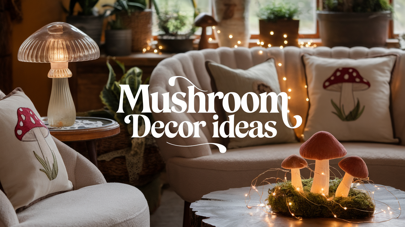 mushroom decor ideas