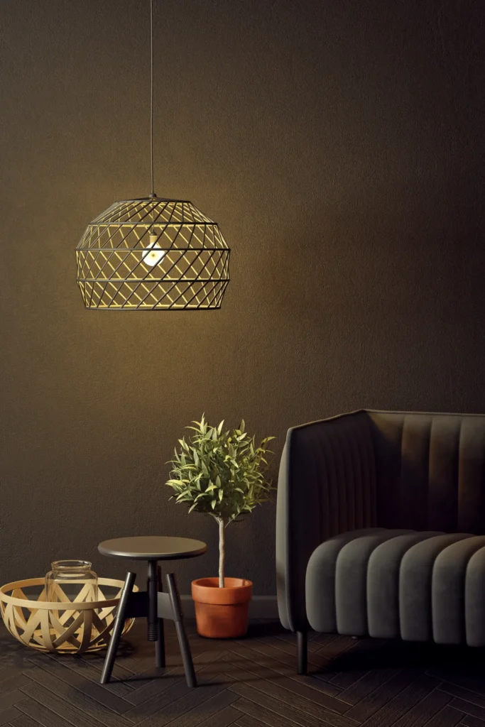 black and rust living room  decor ideas