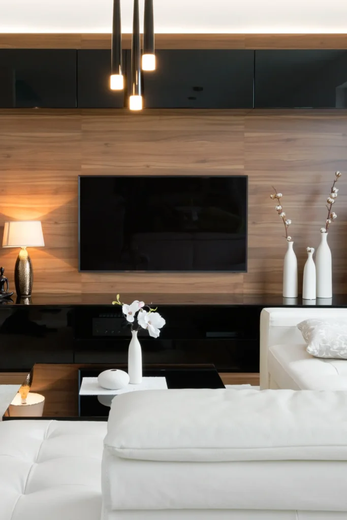 black and rust living room decor ideas