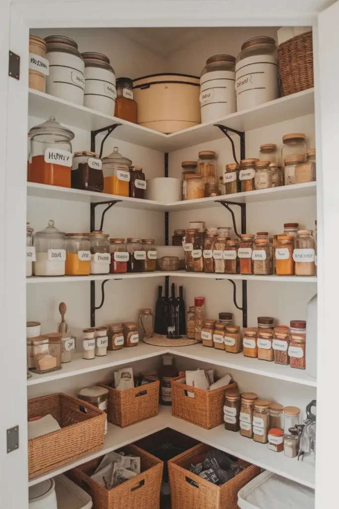 Open kitchen Pantry