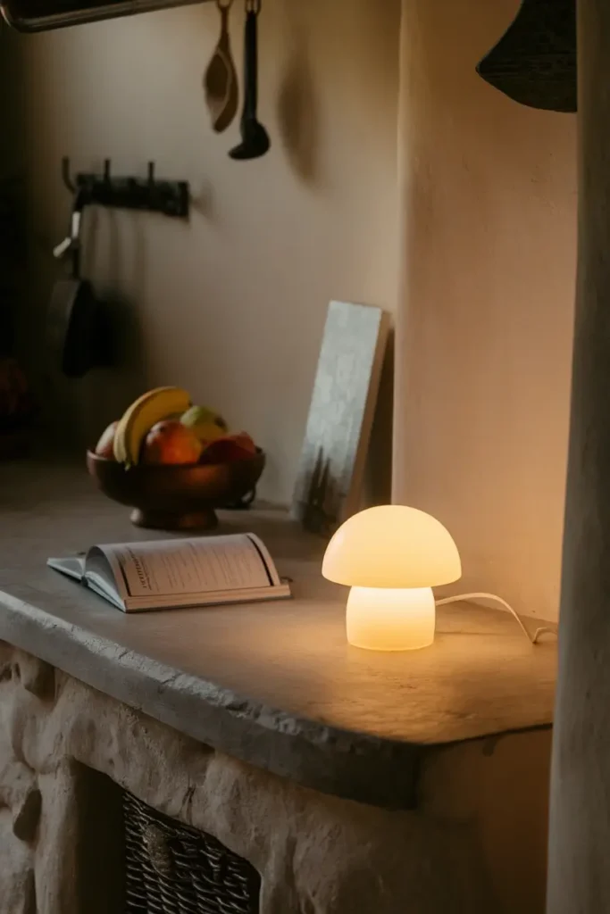 A Table lamp in kitchen