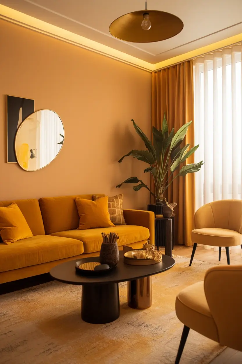 Living Room Fall Decor Ideas