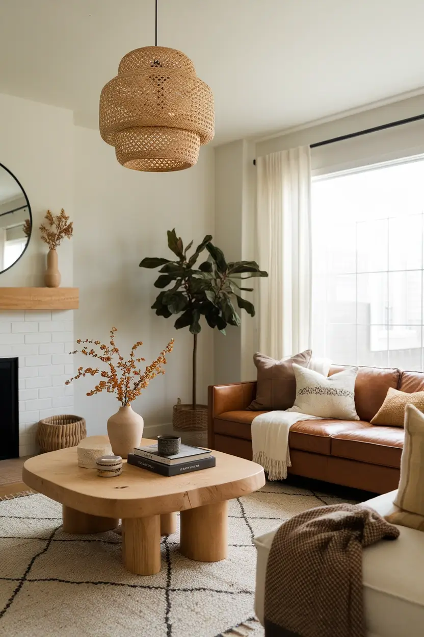 Living Room Fall Decor Ideas