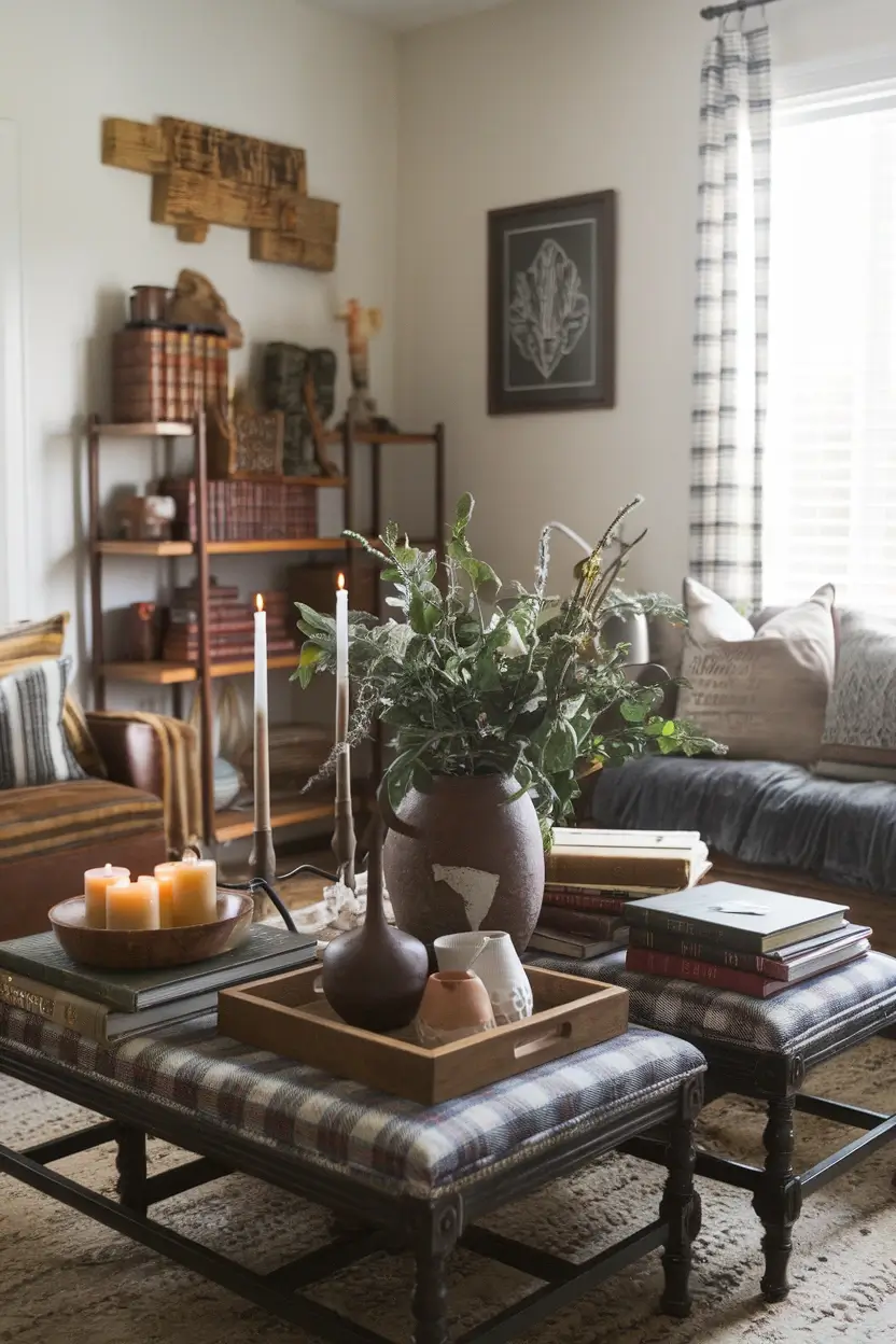 Living Room Fall Decor Ideas