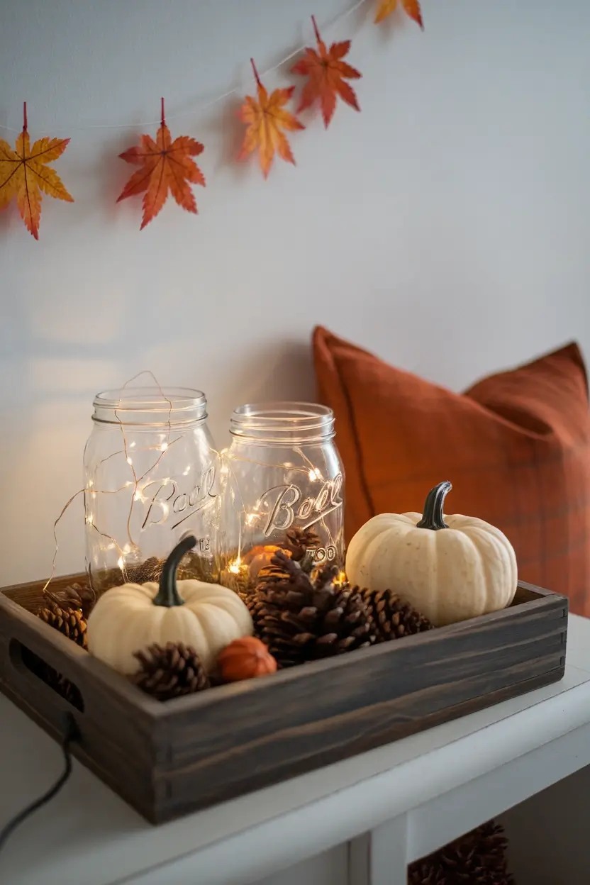 Living Room Fall Decor Ideas
