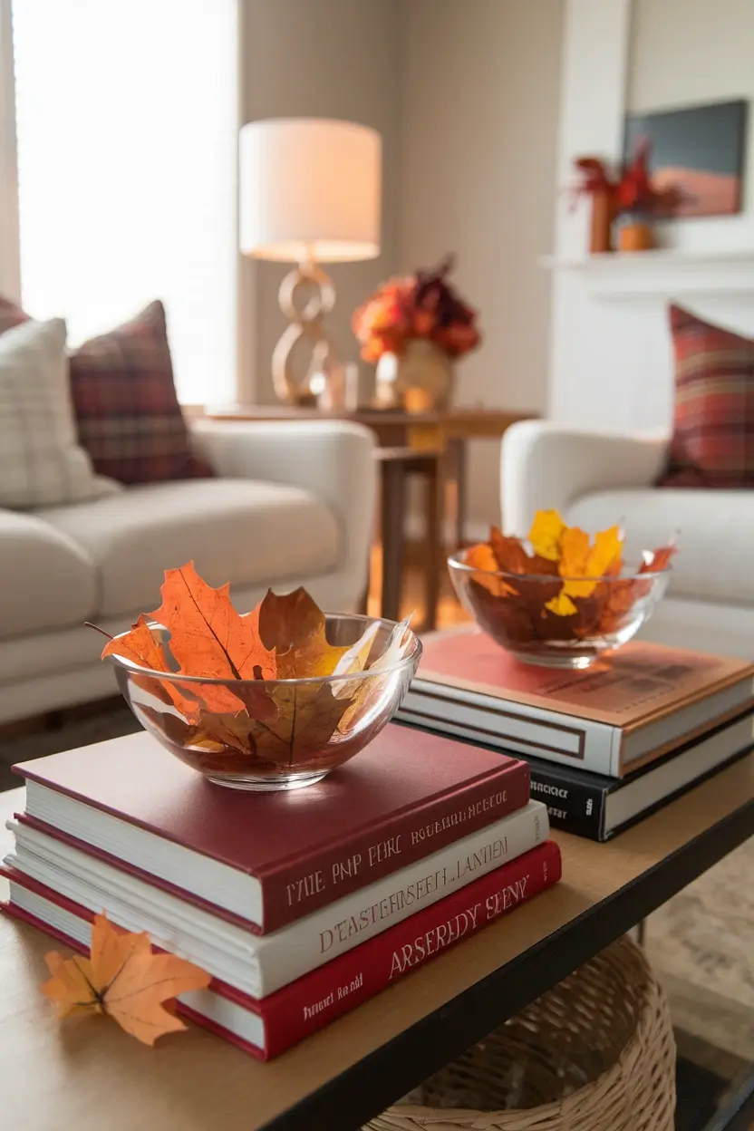 Living Room Fall Decor Ideas