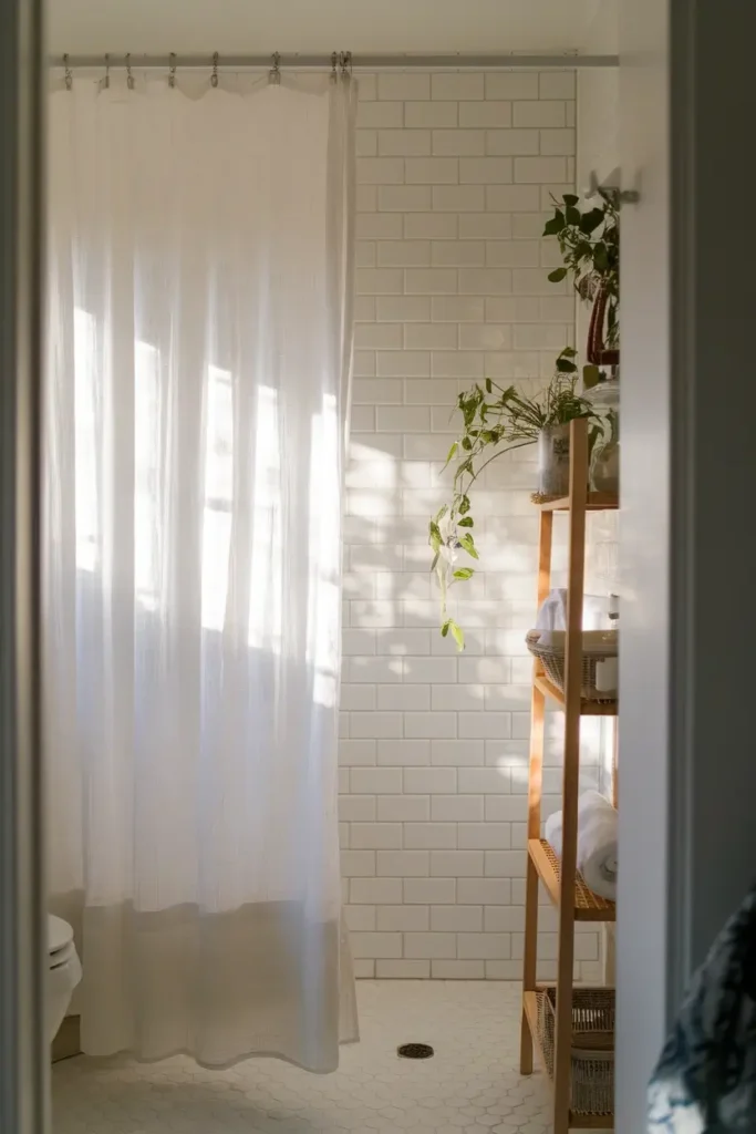 Use Over-the-Toilet Shelves