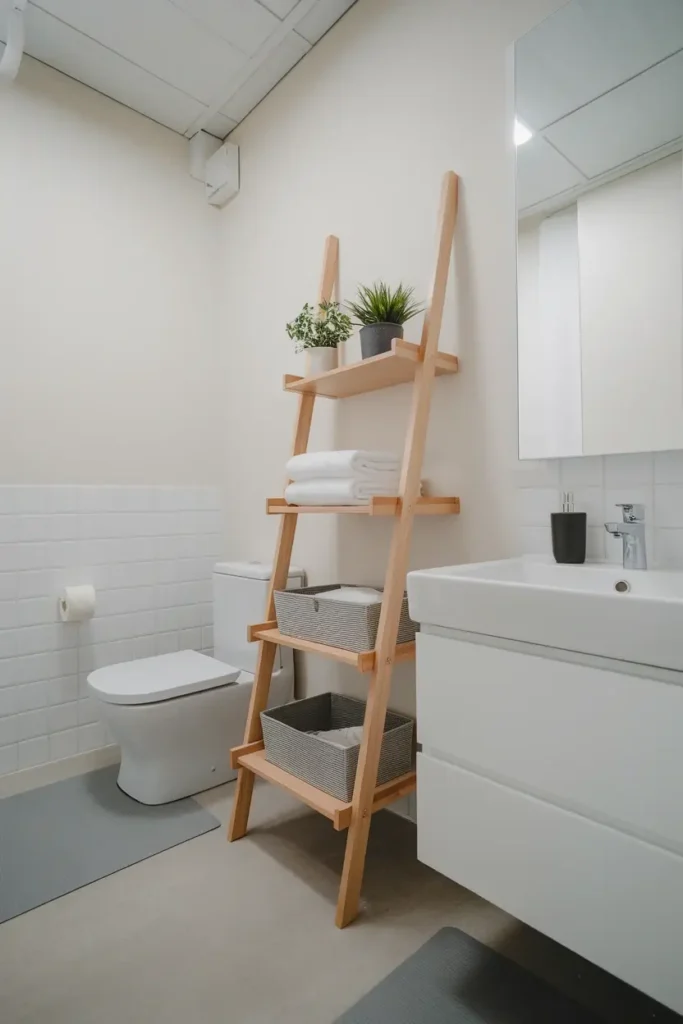 Use Ladder Shelves