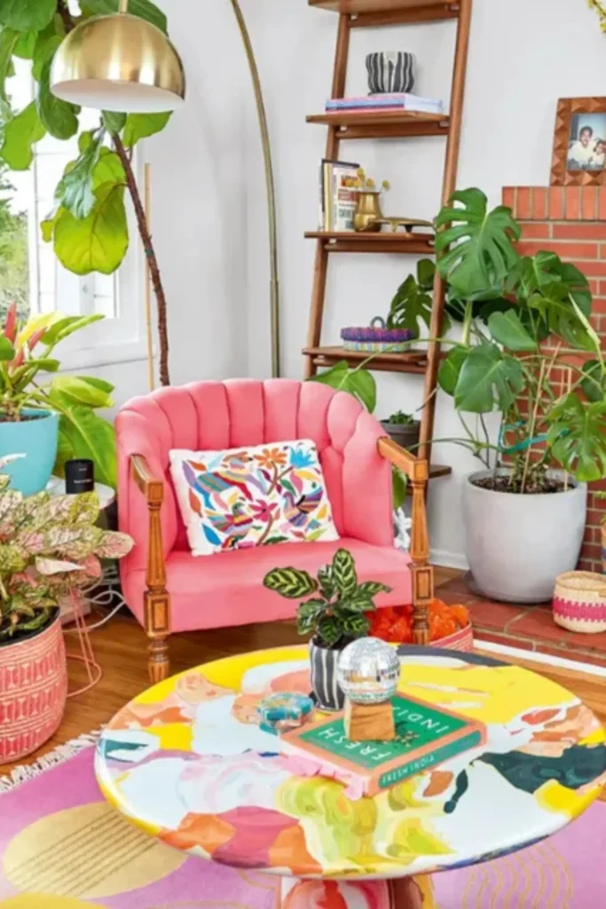 Dopamine Decor Kitchen with Houseplants