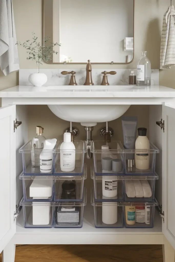 Try Under-Sink Storage Bins