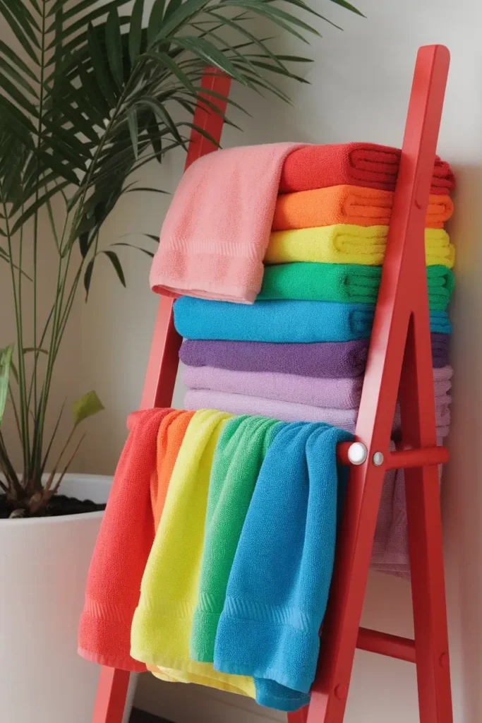 Dopamine Decor Bathroom Towel Stand