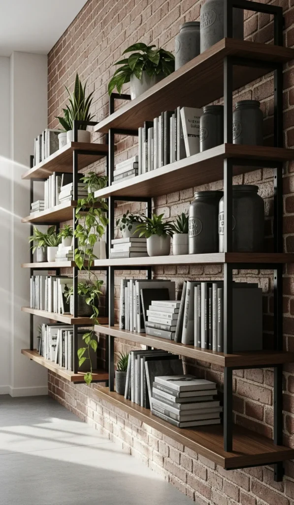 Choose Wall-Mounted Shelves