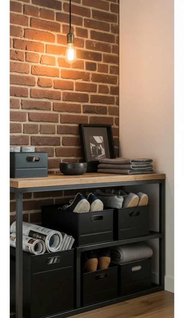 Use Metal Storage Bins