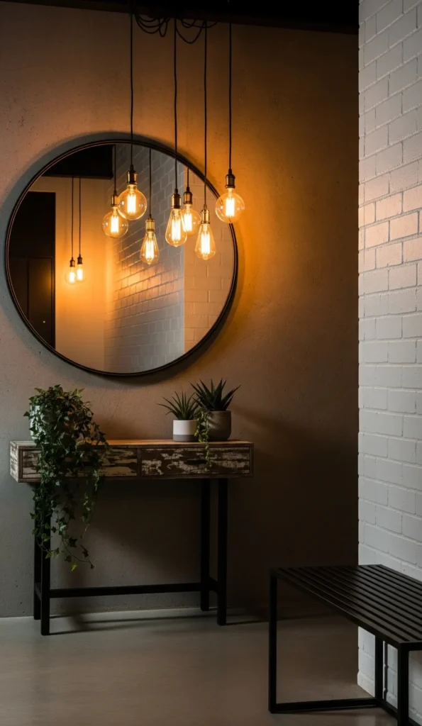 Decorate with Industrial Mirrors