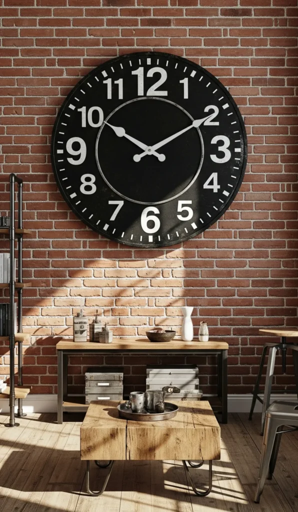 Decorate with Factory Clocks