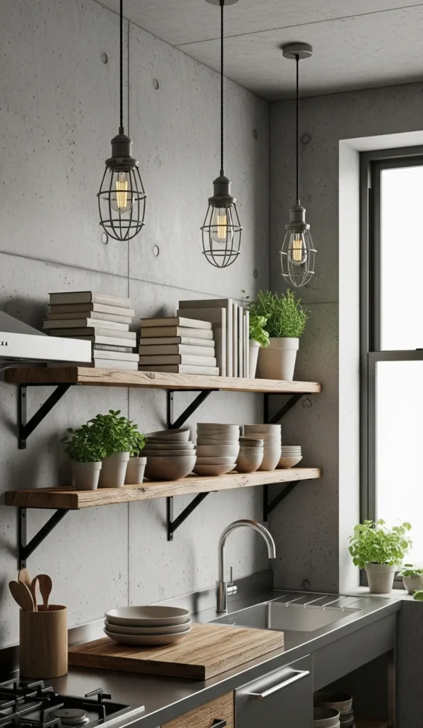 Add Open Shelves