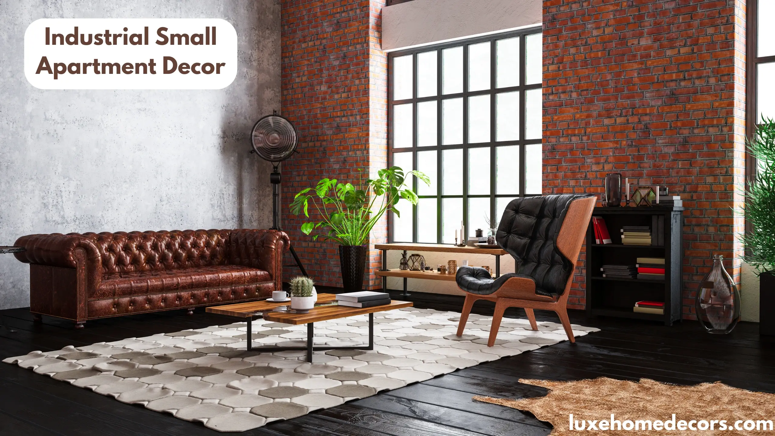 Industrial Small Apartment Decor