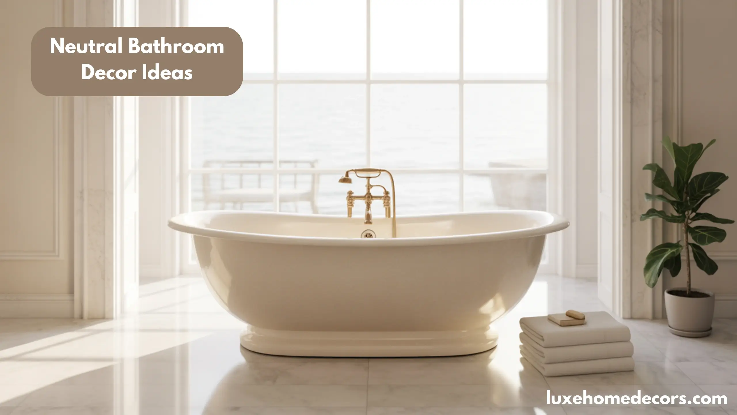 Neutral Bathroom Decor Ideas