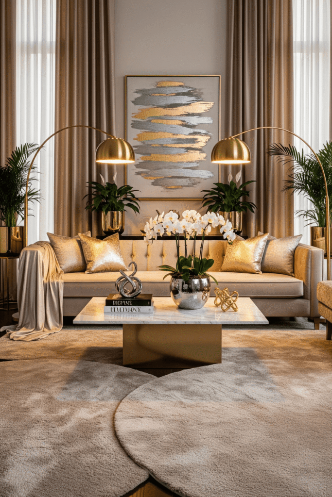 Luxe Home Decor for the Living Room